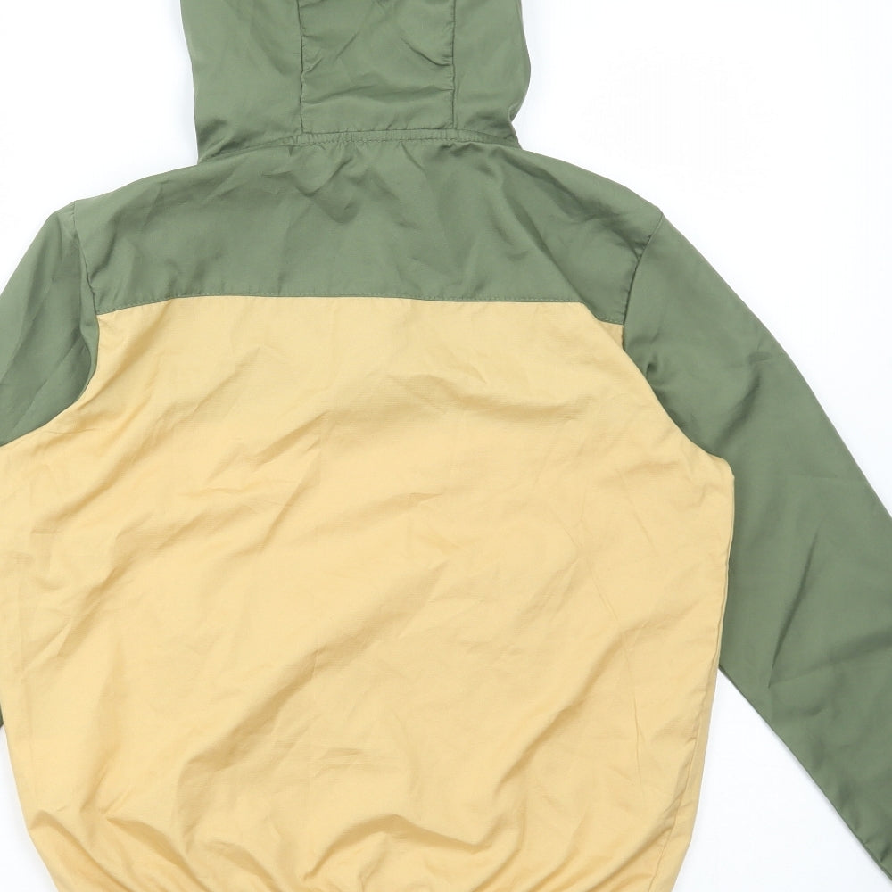 Crane Boys Multicoloured Colourblock Anorak Coat Size 9-10 Years Zip