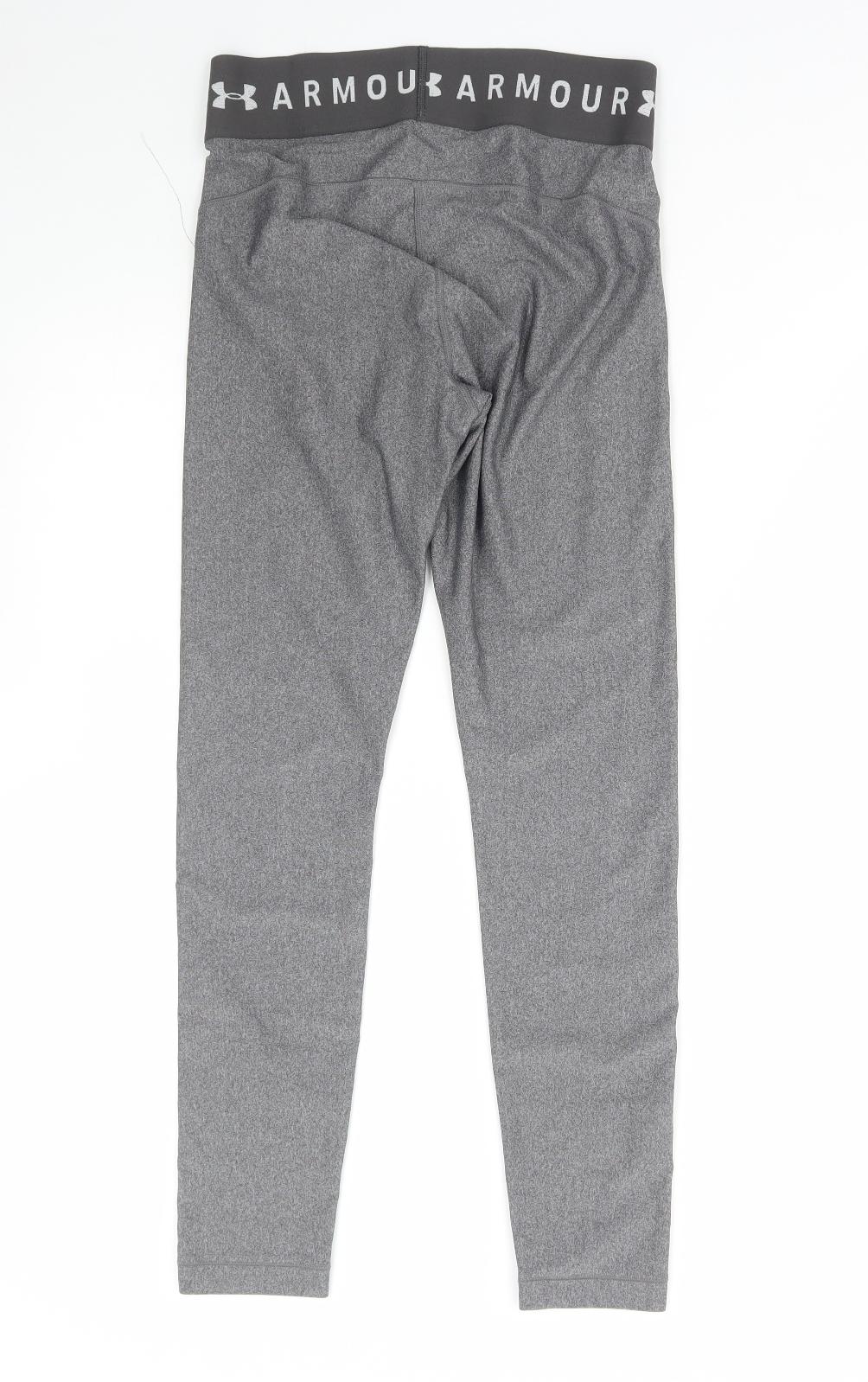 Under armour Womens Grey Polyester Compression Leggings Size M L29 in Regular Pullover