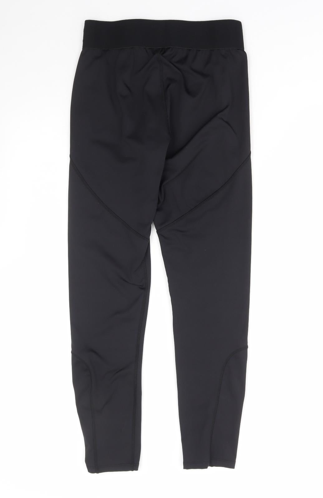 Primark Womens Black Polyester Compression Leggings Size M L28 in Regular Pullover