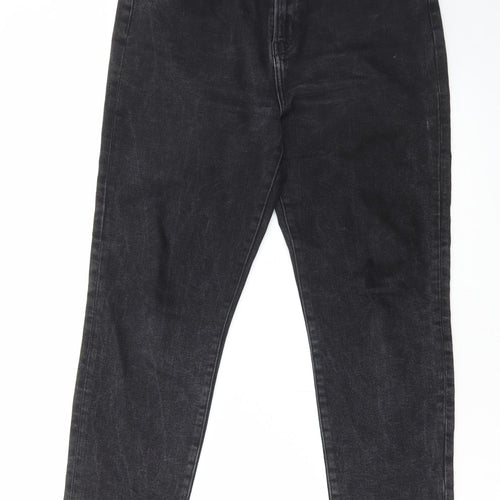 Denim & Co. Womens Black Cotton Skinny Jeans Size 14 L27 in Regular Zip