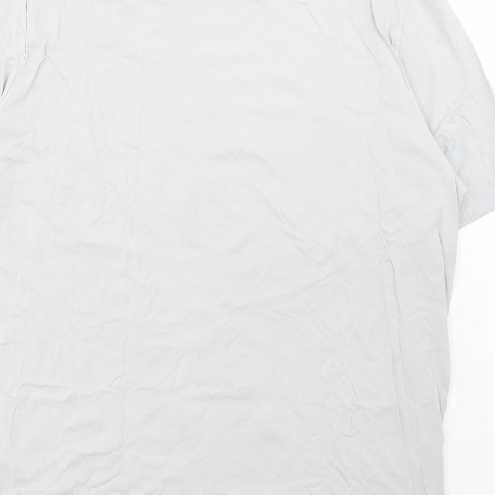 Marks and Spencer Mens Grey Cotton T-Shirt Size 2XL Round Neck - Star Wars