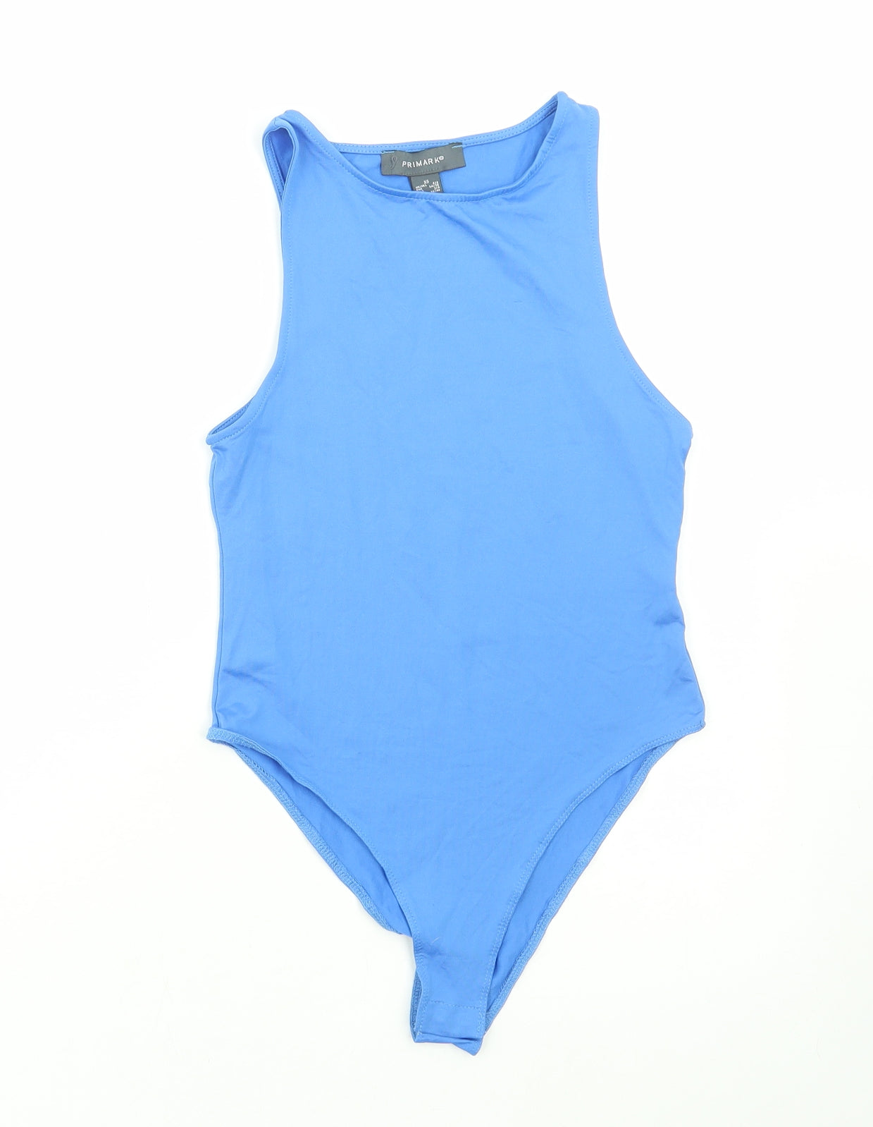 Primark Womens Beige Polyamide Bodysuit One-Piece Size XS Snap