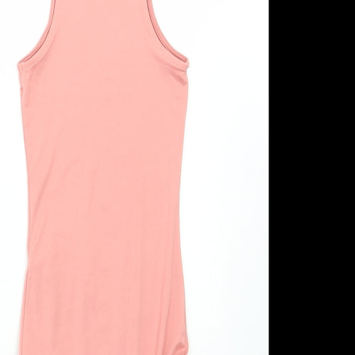 Primark Womens Pink Polyester Bodysuit One-Piece Size 2XS Snap