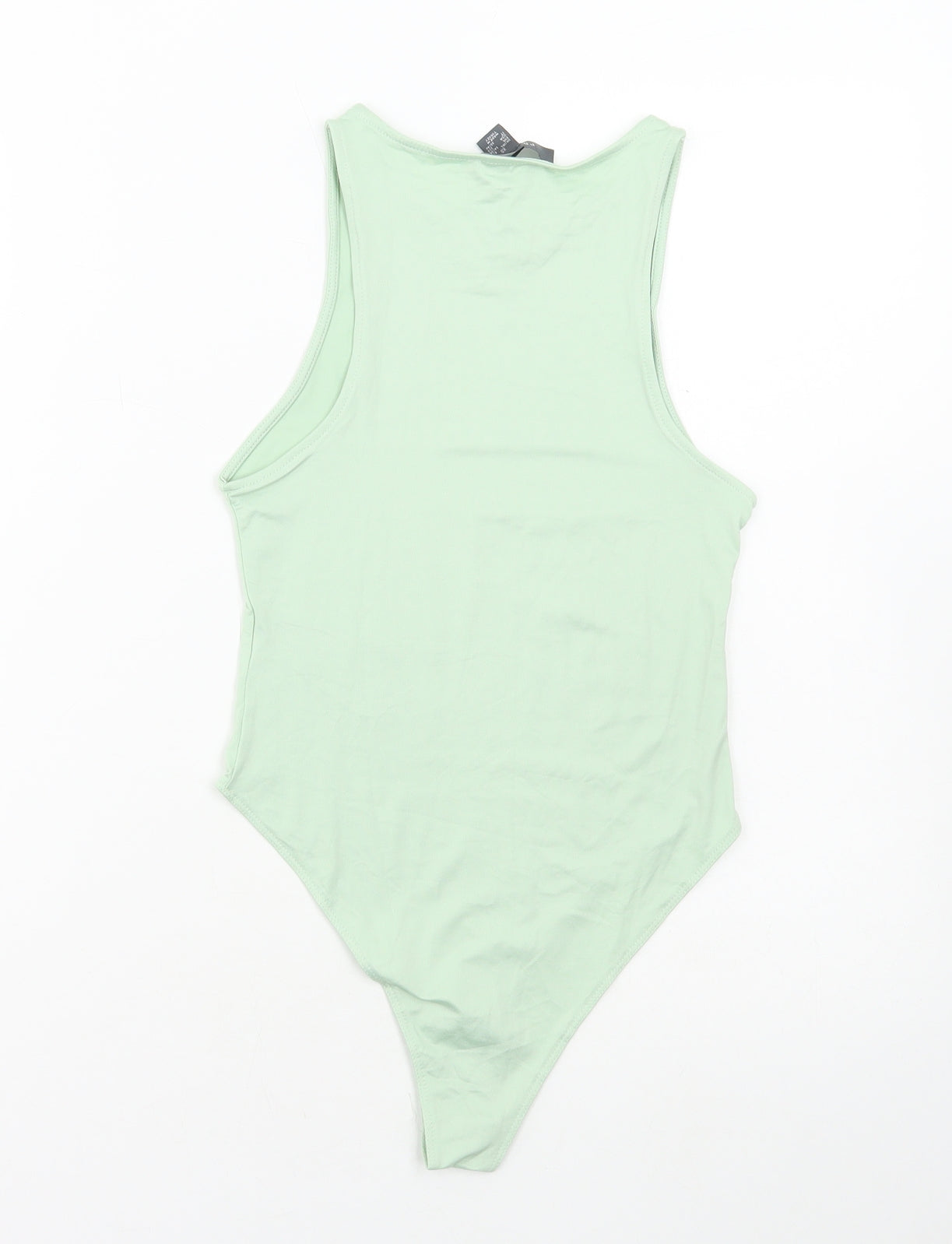 Primark Womens Green Polyamide Bodysuit One-Piece Size XS Snap