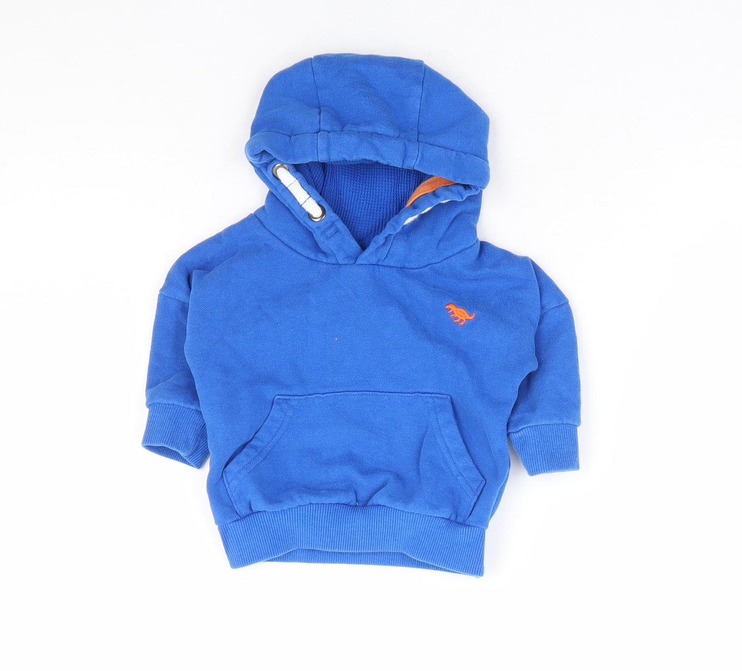 NEXT Boys Blue Cotton Pullover Jumper Size 3-6 Months Pullover - Dinosaur