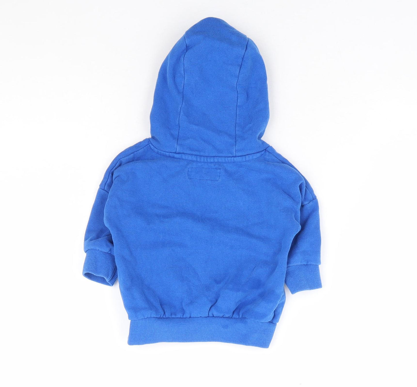 NEXT Boys Blue Cotton Pullover Jumper Size 3-6 Months Pullover - Dinosaur