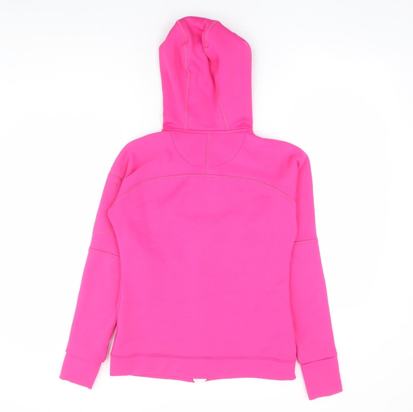 FJ Womens Pink Polyester Full Zip Hoodie Size 10 Zip