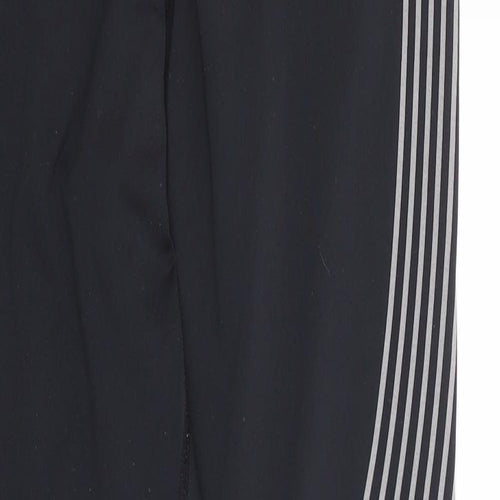 Saxnet Limited Womens Black Geometric Polyester Compression Leggings Size S L27 in Regular Pullover