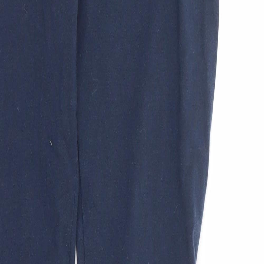 ellesse Womens Blue Cotton Jogger Leggings Size 6 L28 in - Legging