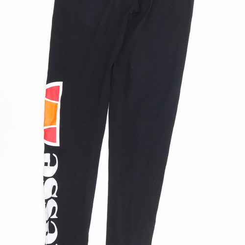 ellesse Womens Black Cotton Jogger Leggings Size 6 L28 in - Legging