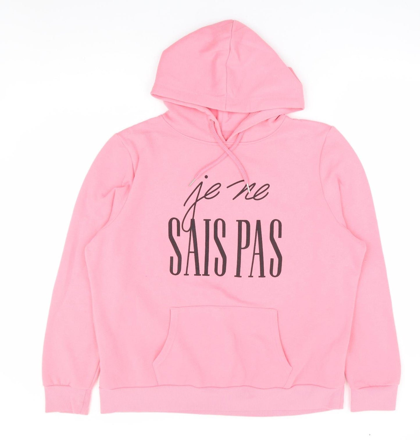 Primark Womens Pink Polyester Pullover Hoodie Size 20 Pullover - Je Ne Sais Pas