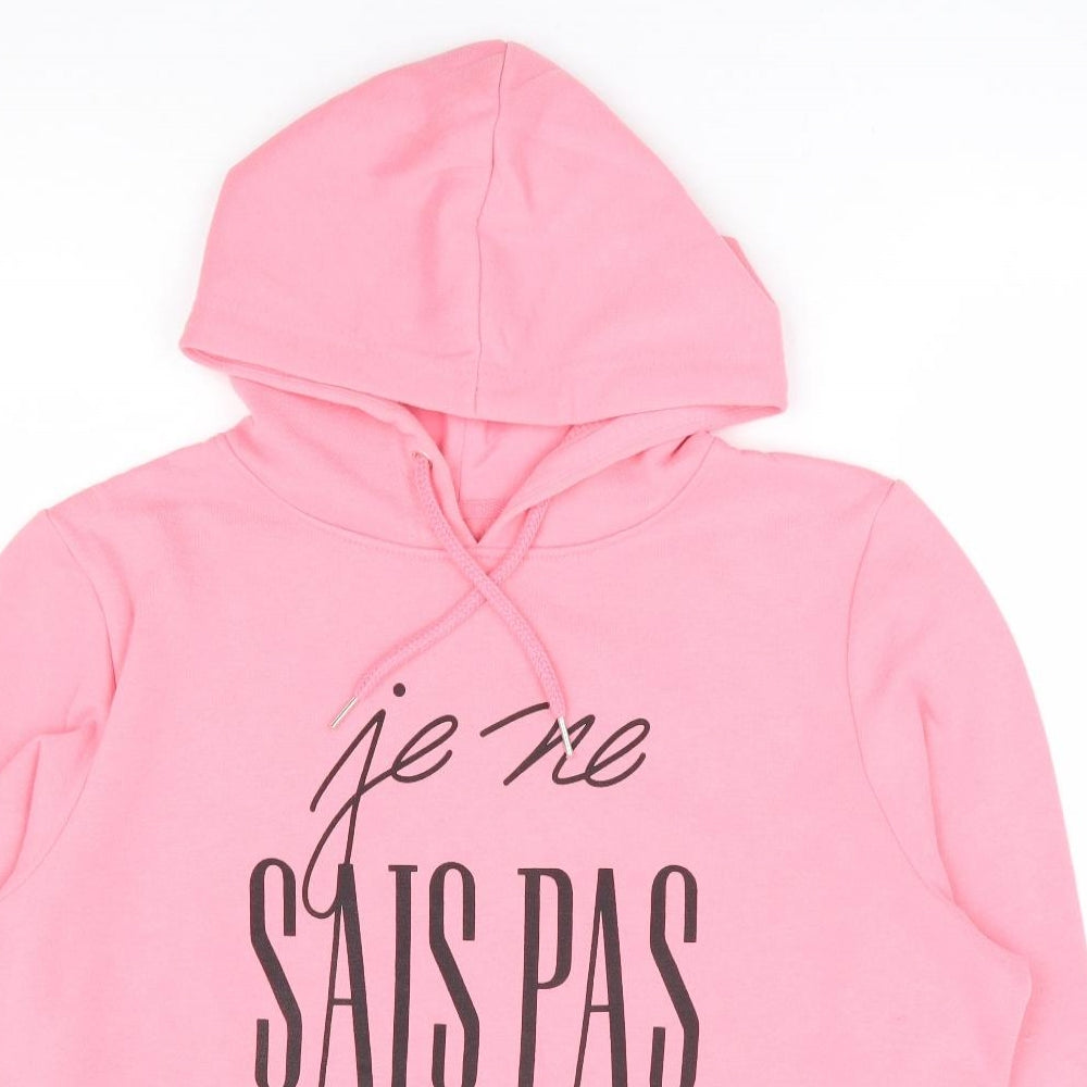 Primark Womens Pink Polyester Pullover Hoodie Size 20 Pullover - Je Ne Sais Pas