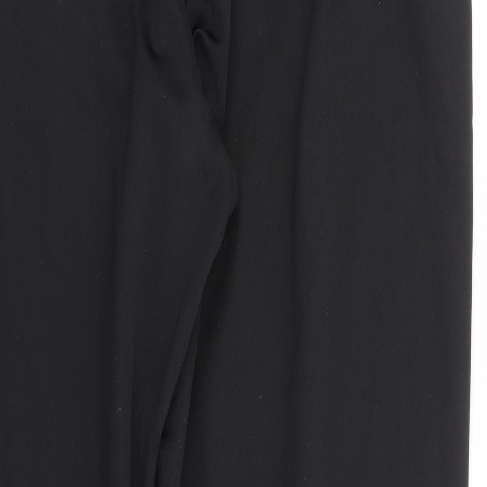 Slazenger Mens Black Polyester Jogger Trousers Size 2XL L31 in Regular Drawstring - Ankle Zip