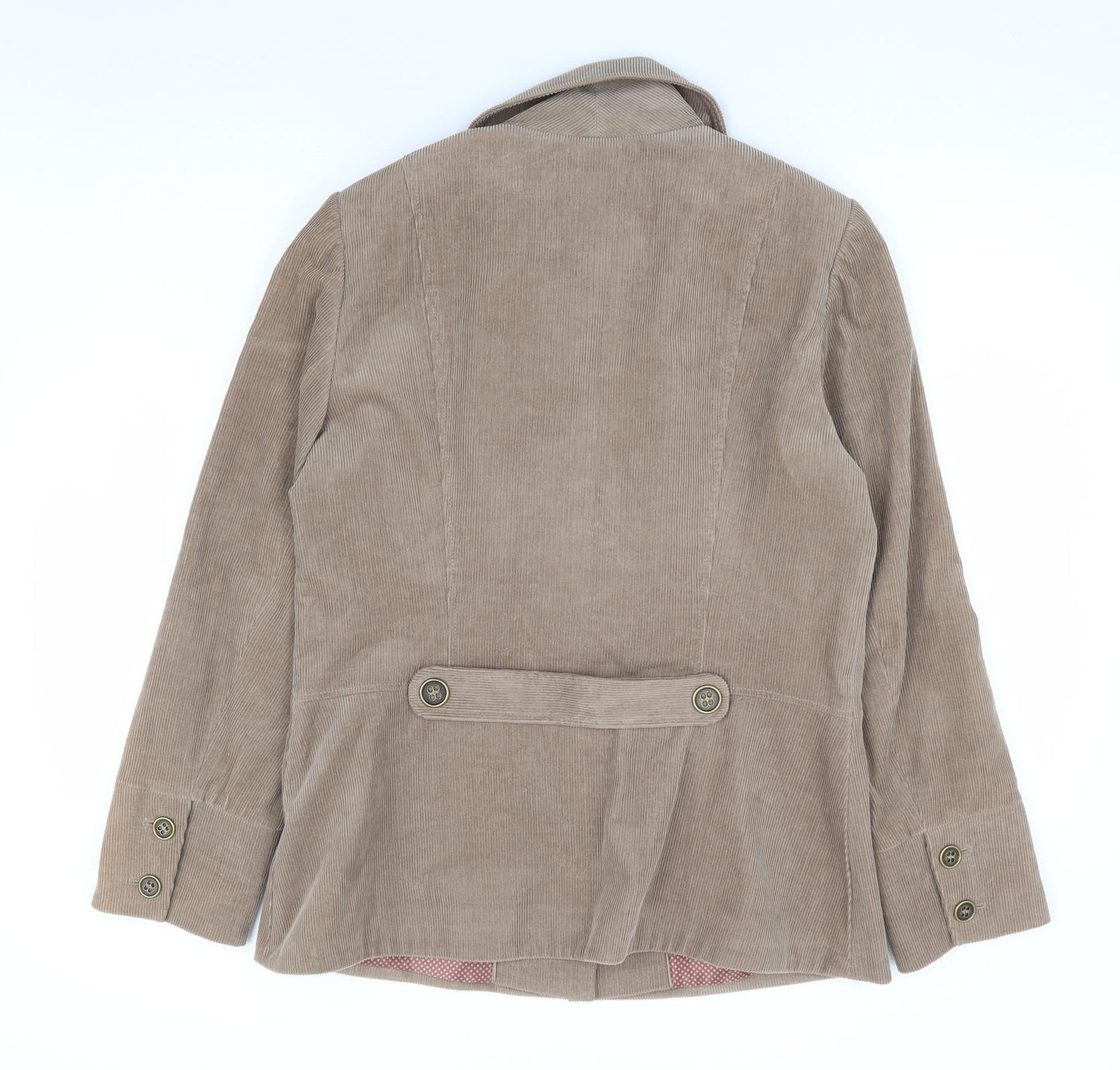Per Una Womens Brown Jacket Size 16 Button