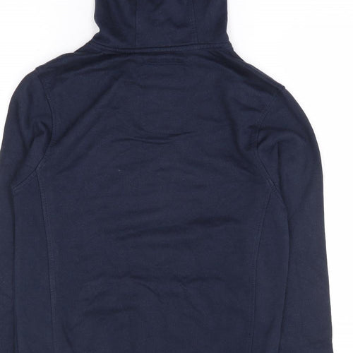 Crosshatch Mens Blue Cotton Pullover Hoodie Size S