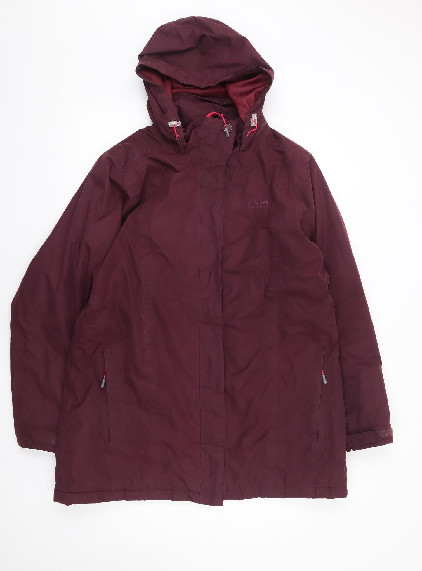Regatta Womens Purple Rain Coat Coat Size 20 Zip