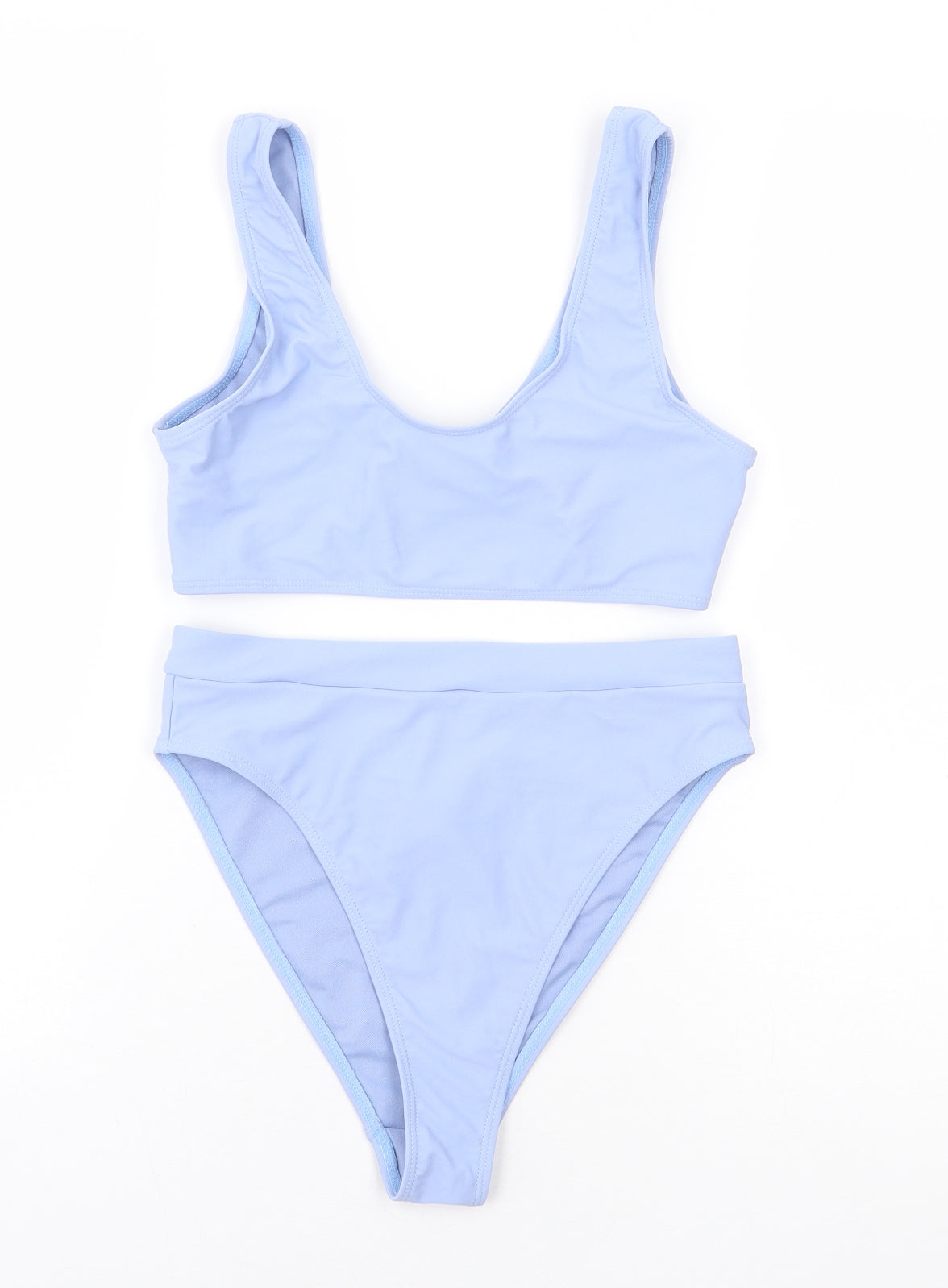 Missguided Womens Blue Polyamide Bikini Size 10