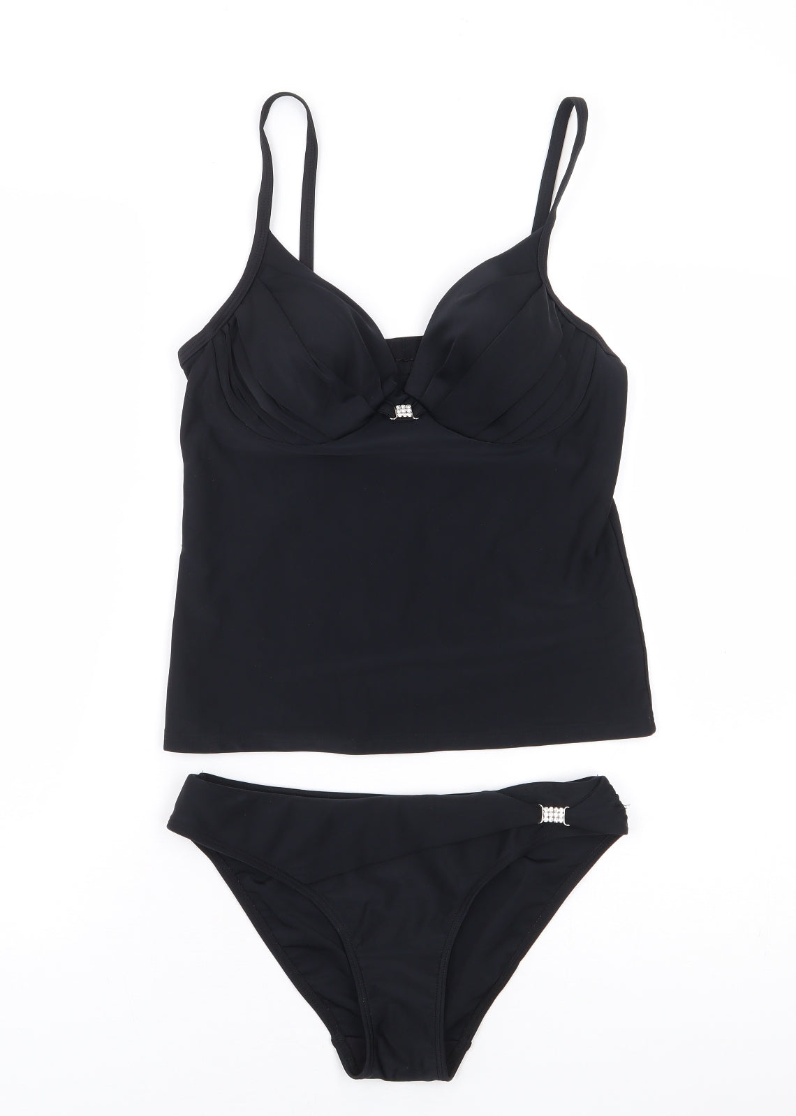 NEXT Womens Black Nylon Tankini Size 12