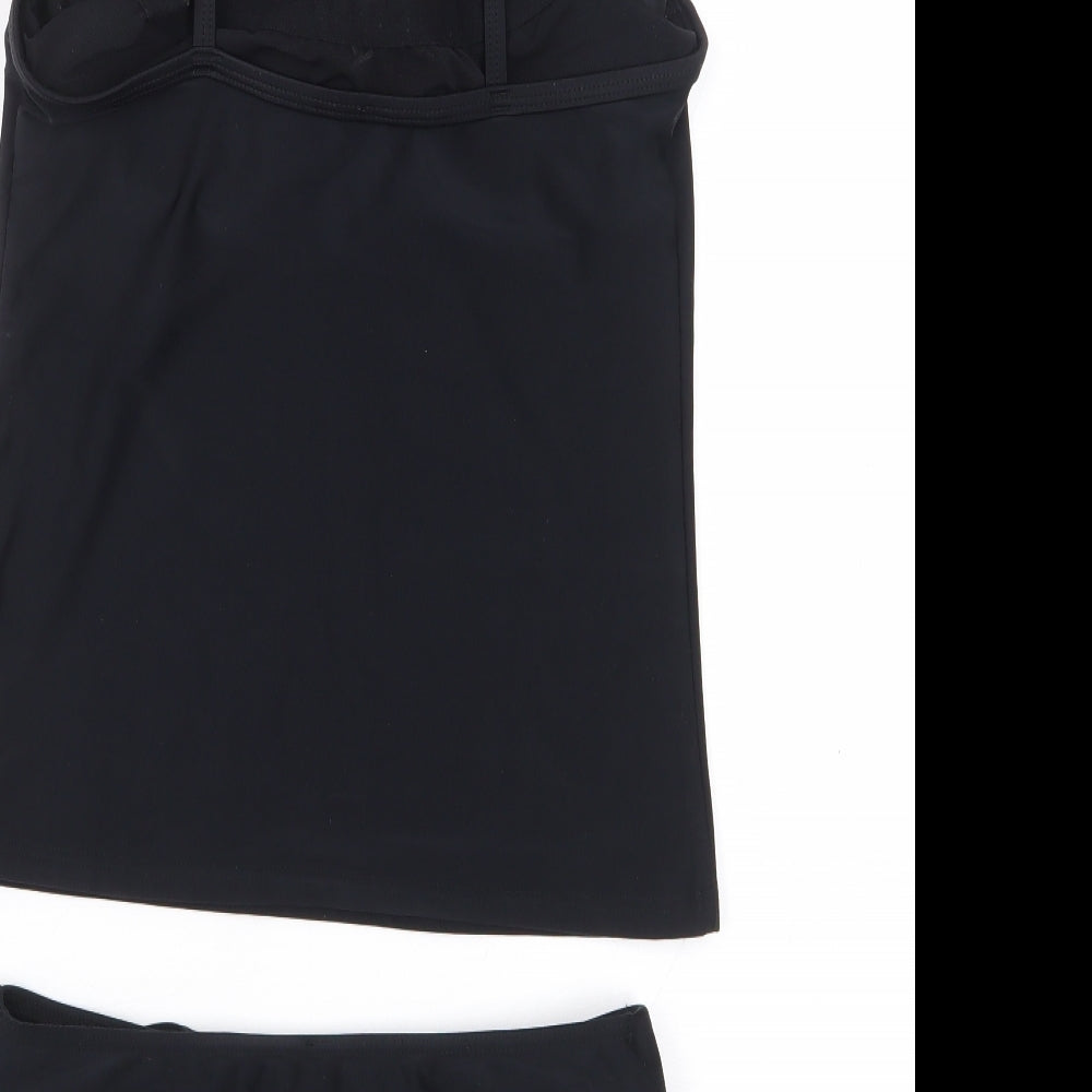 NEXT Womens Black Nylon Tankini Size 12