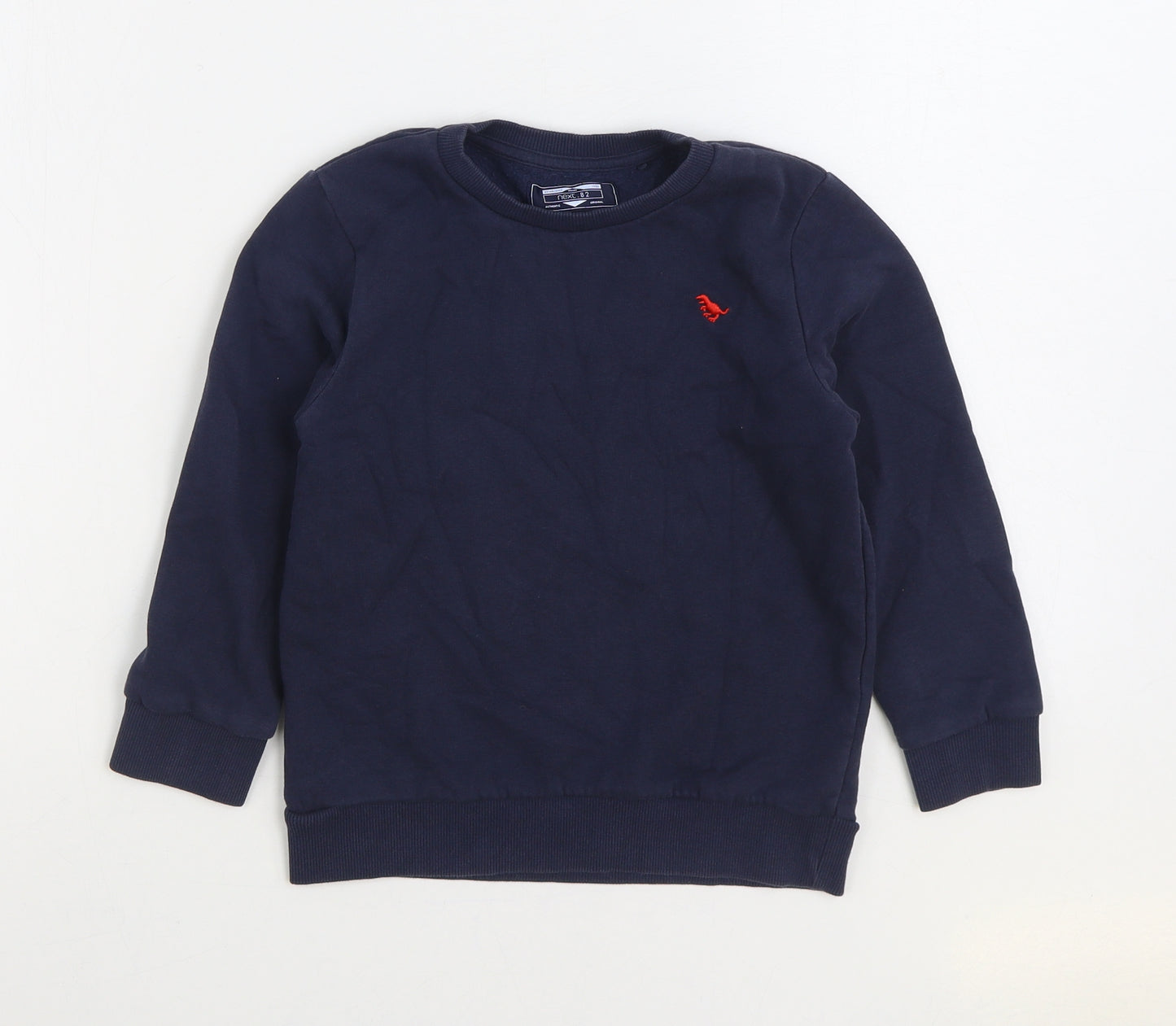 NEXT Boys Blue Cotton Pullover Sweatshirt Size 5-6 Years Pullover