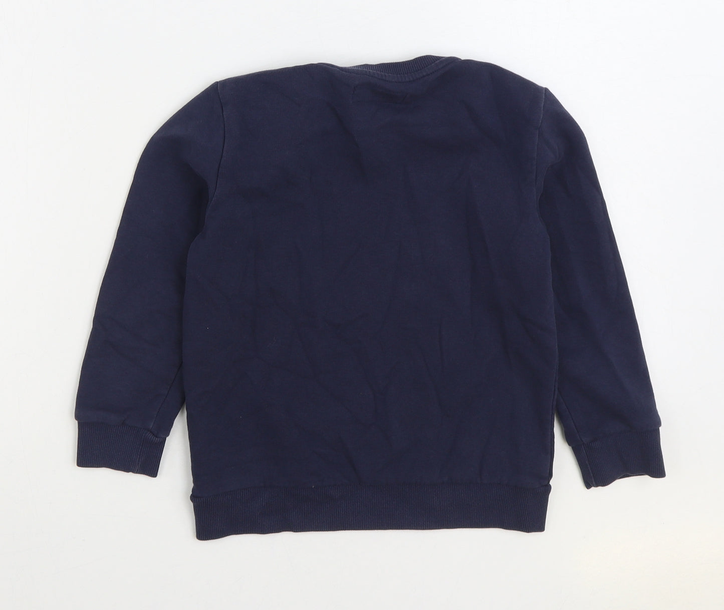 NEXT Boys Blue Cotton Pullover Sweatshirt Size 5-6 Years Pullover
