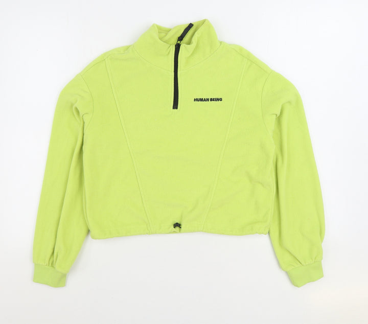 H&M Womens Green Jacket Size XS Zip - Human Being