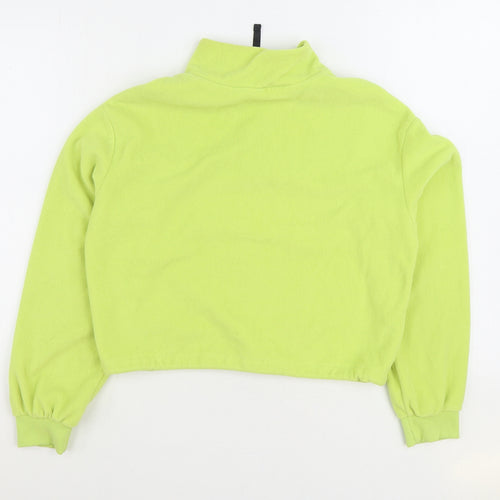 H&M Womens Green Jacket Size XS Zip - Human Being