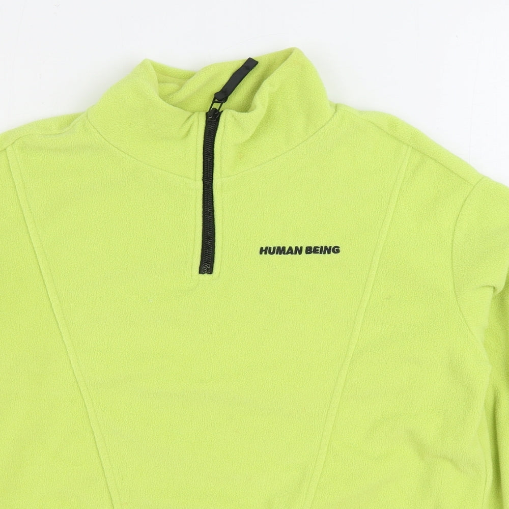 H&M Womens Green Jacket Size XS Zip - Human Being