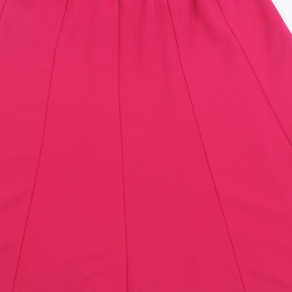 Gerard Womens Pink Polyester A-Line Skirt Size 10