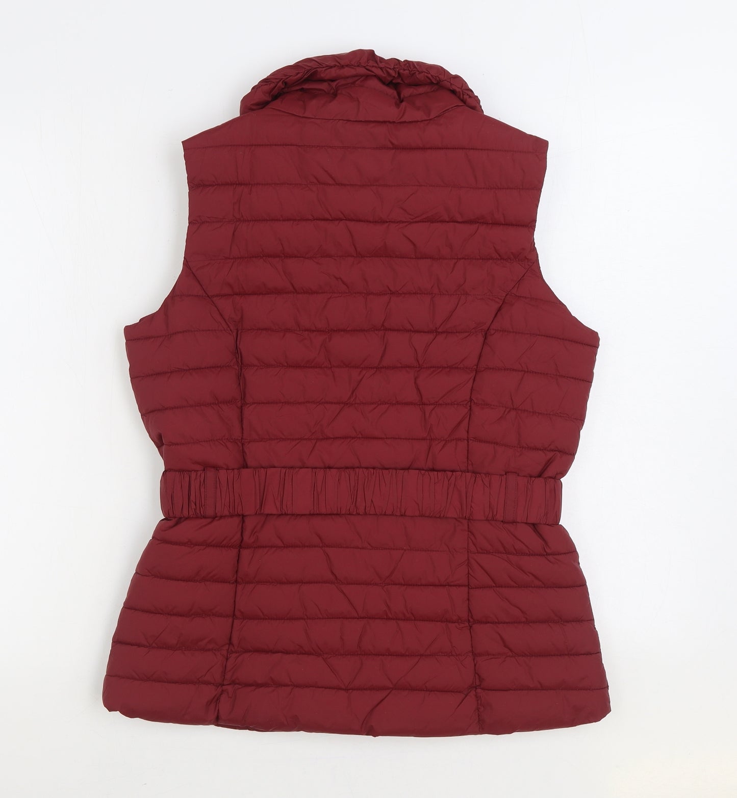 Toggi Womens Red Gilet Coat Size 10 Zip