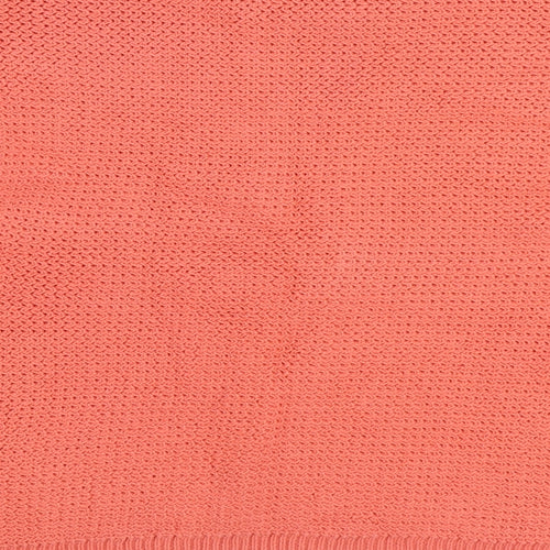 Marks and Spencer Womens Pink Round Neck 100% Cotton Pullover Jumper Size L