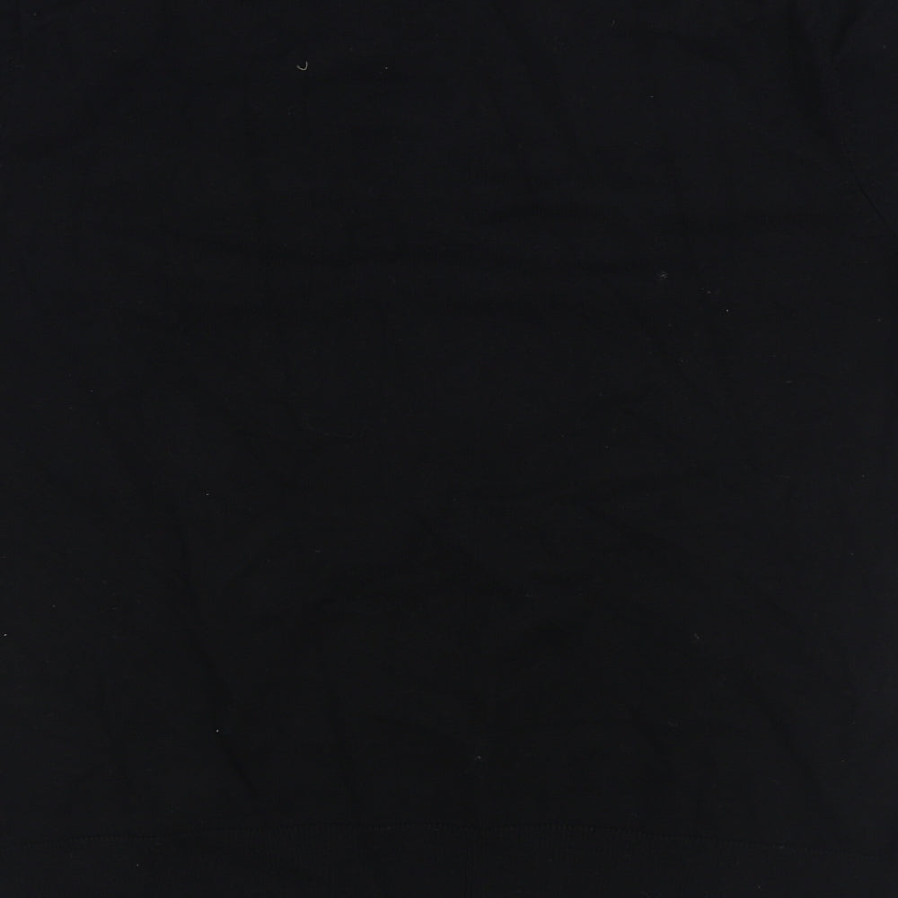 South Womens Black V-Neck Viscose Pullover Jumper Size 16