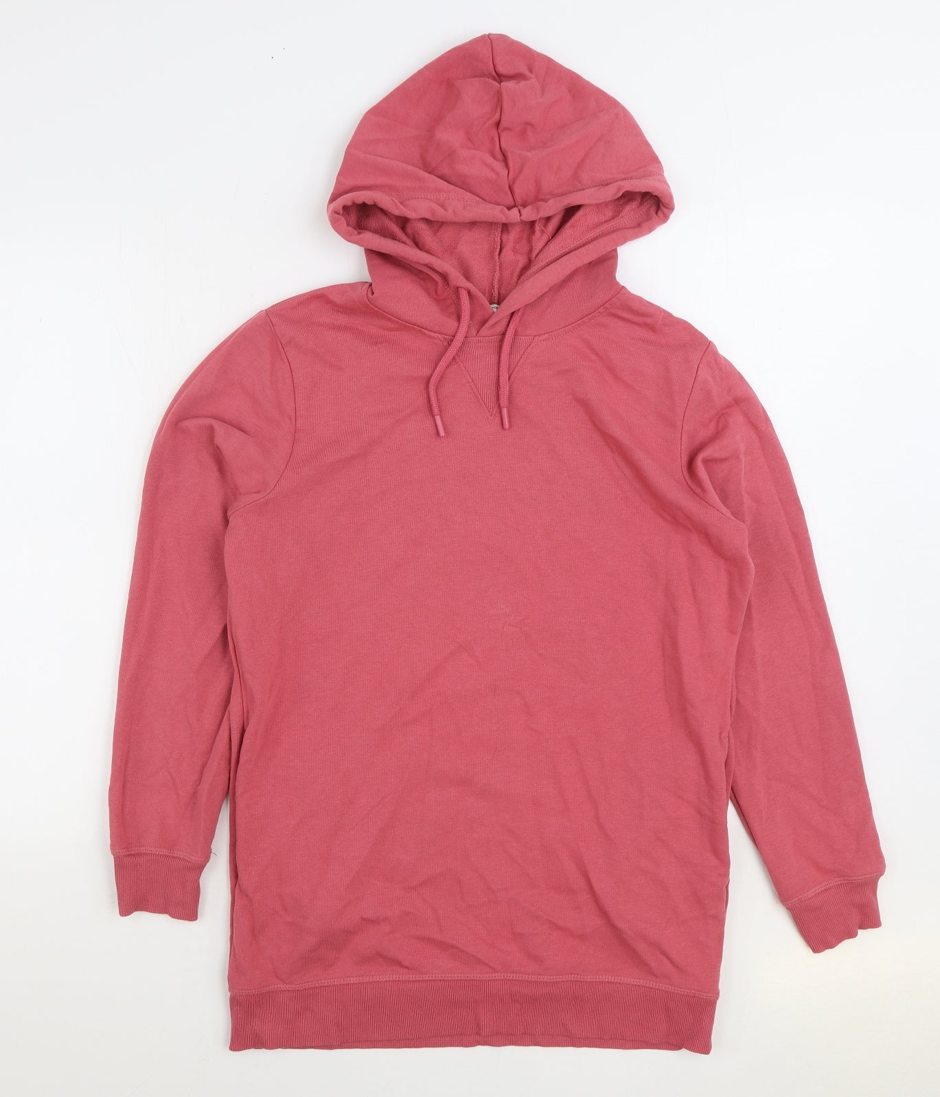 George Womens Pink Cotton Pullover Hoodie Size S Pullover