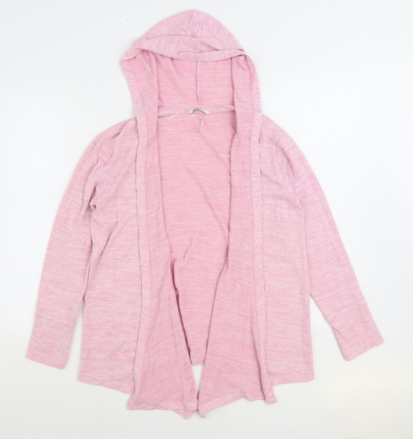 George Womens Pink V-Neck Polyester Cardigan Jumper Size S