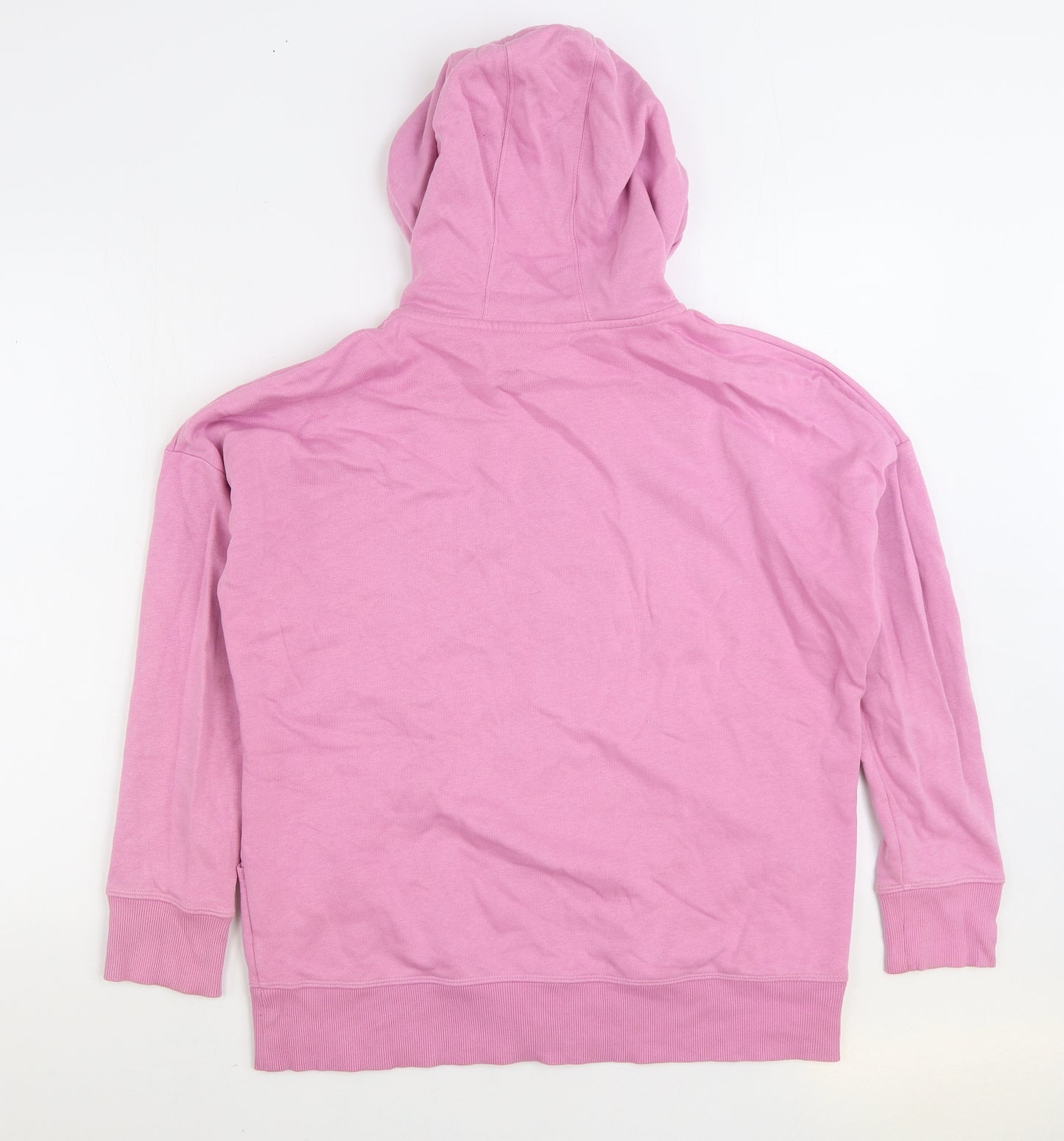 Under armour Womens Pink Cotton Full Zip Hoodie Size S Zip