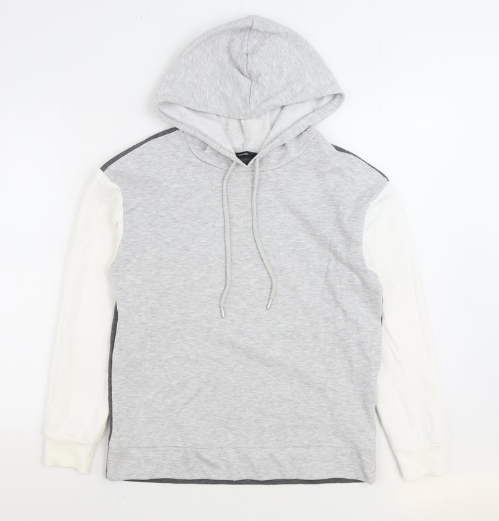 George Womens Multicoloured Colourblock Cotton Pullover Hoodie Size S Pullover