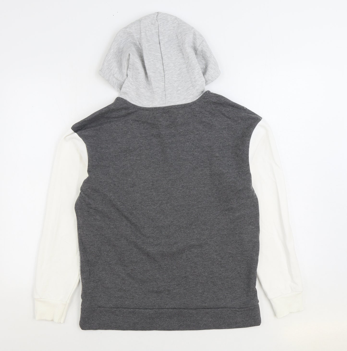 George Womens Multicoloured Colourblock Cotton Pullover Hoodie Size S Pullover