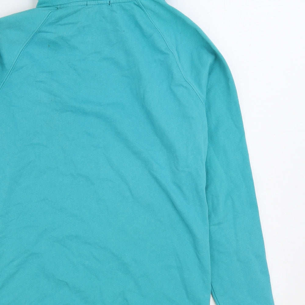 Gap Womens Blue Cotton Full Zip Hoodie Size M Zip