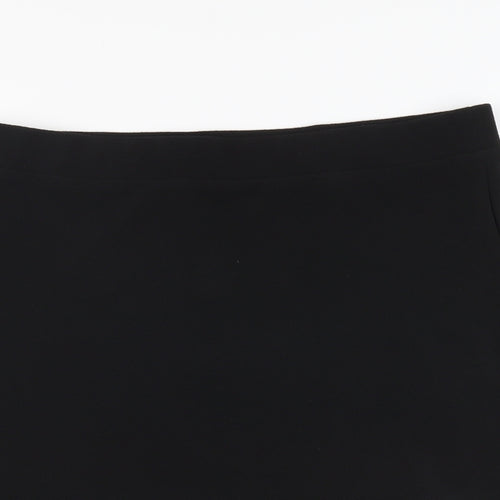 SheIn Womens Black Polyester Trumpet Skirt Size L Drawstring