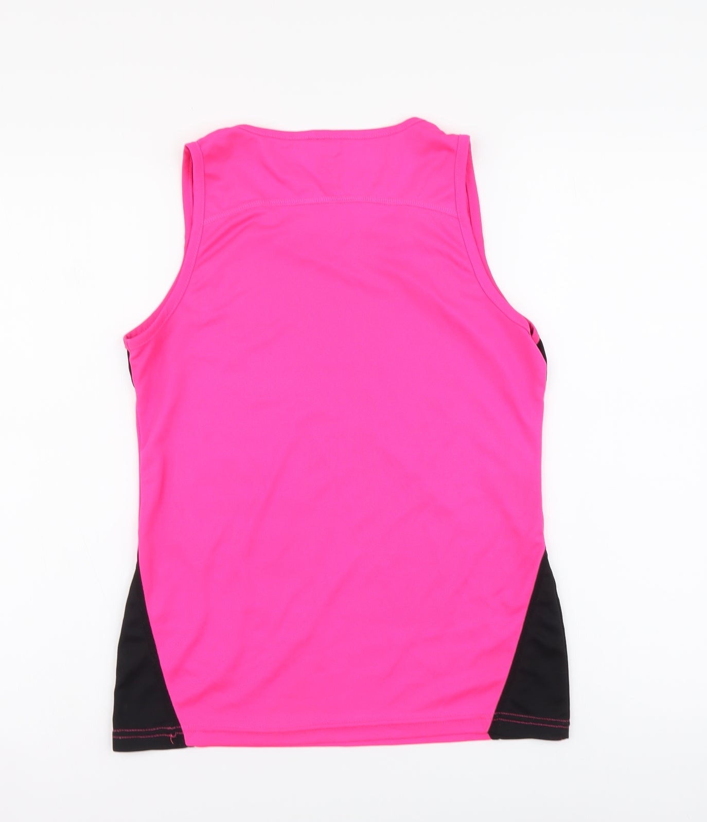 Karrimor Womens Pink Polyester Basic Tank Size 12 Round Neck Pullover