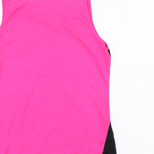 Karrimor Womens Pink Polyester Basic Tank Size 12 Round Neck Pullover