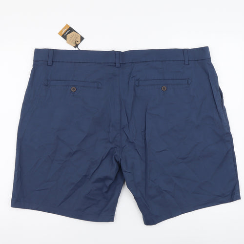 NEXT Mens Blue Cotton Chino Shorts Size 44 in L9 in Regular Button