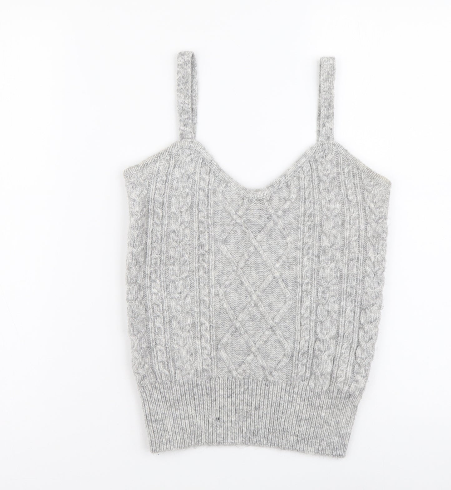 Primark Womens Grey Polyester Basic Tank Size XS Sweetheart