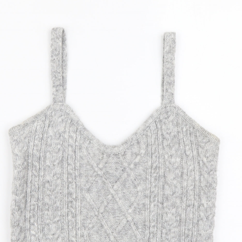 Primark Womens Grey Polyester Basic Tank Size XS Sweetheart