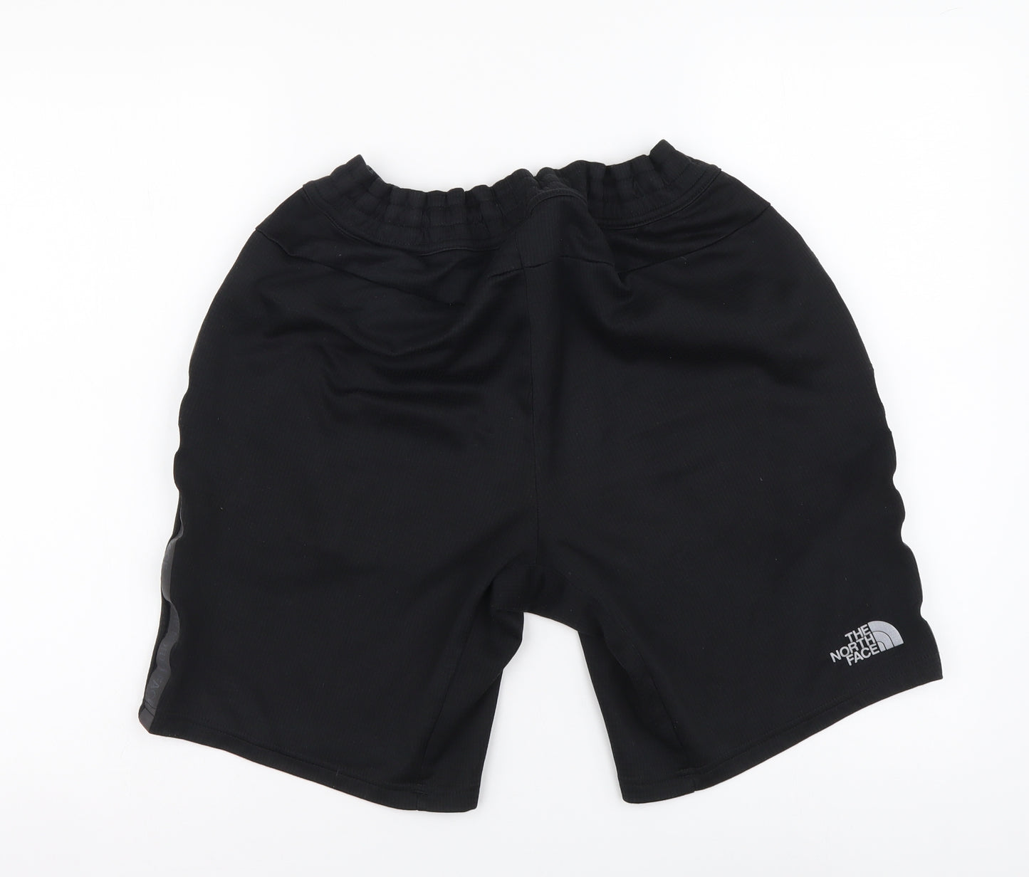 The North Face Mens Black Polyester Sweat Shorts Size M L8 in Regular Drawstring