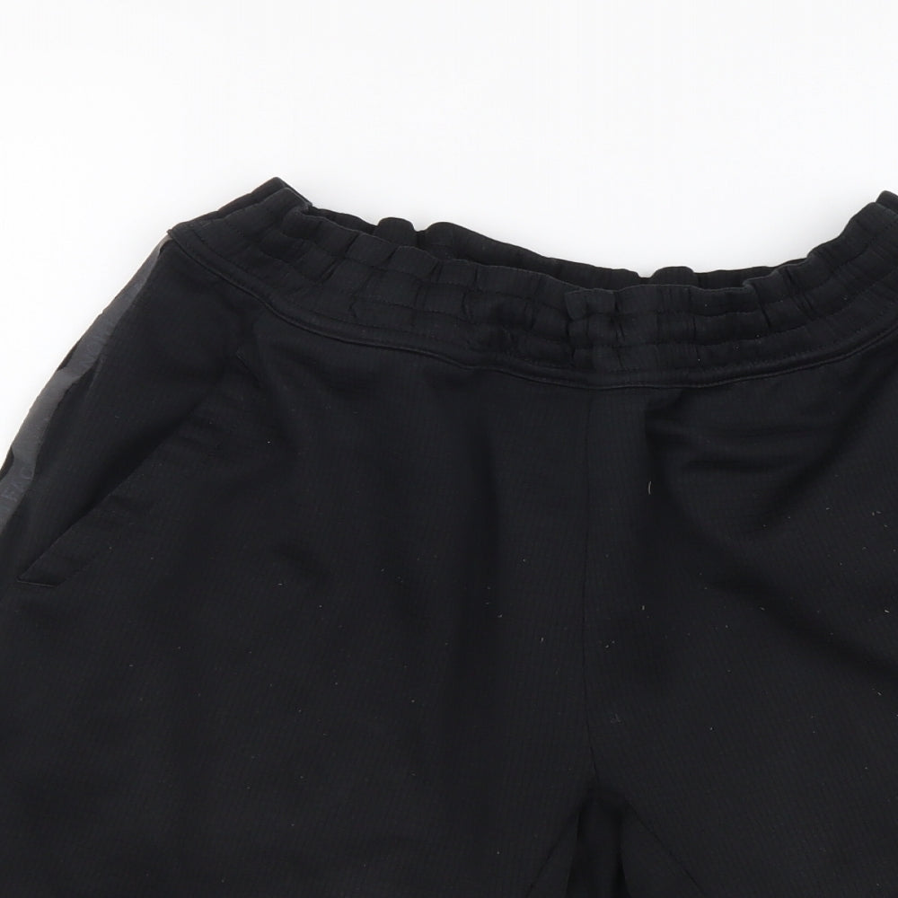 The North Face Mens Black Polyester Sweat Shorts Size M L8 in Regular Drawstring