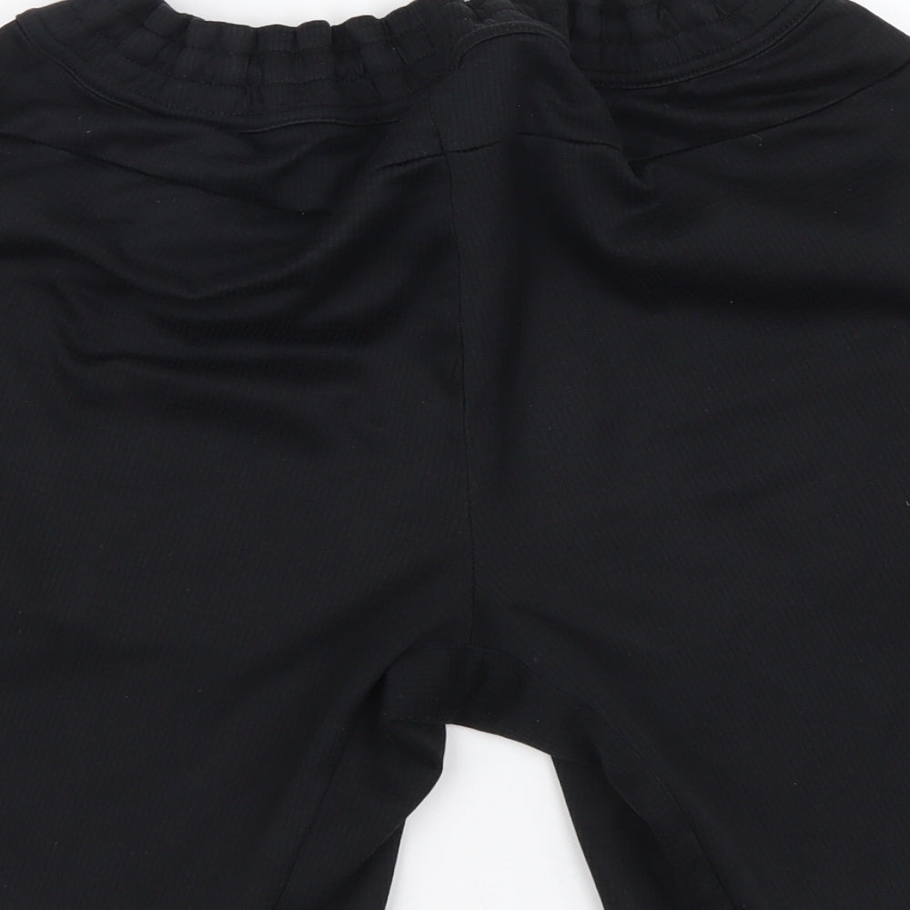 The North Face Mens Black Polyester Sweat Shorts Size M L8 in Regular Drawstring