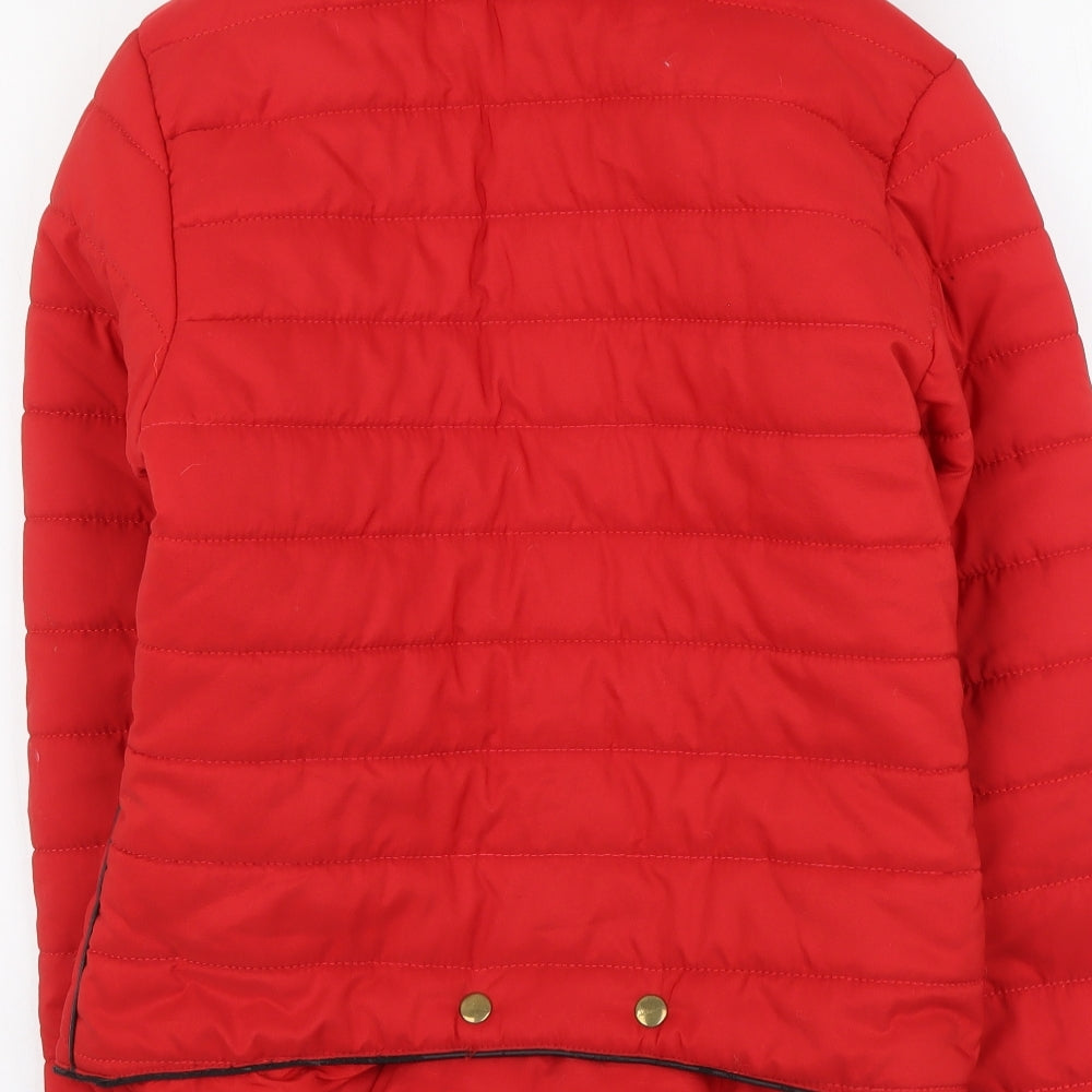 Rising Womens Red Jacket Size M Zip