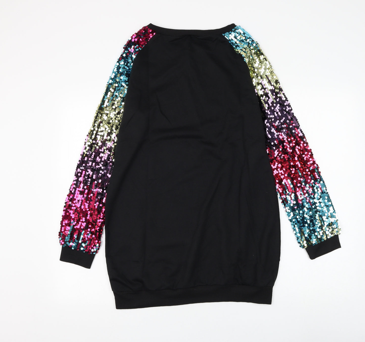 Preworn Womens Black Cotton Pullover Sweatshirt Size M Pullover