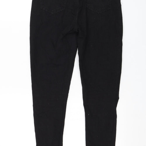 SheIn Womens Black Cotton Skinny Jeans Size M L25 in Regular Zip